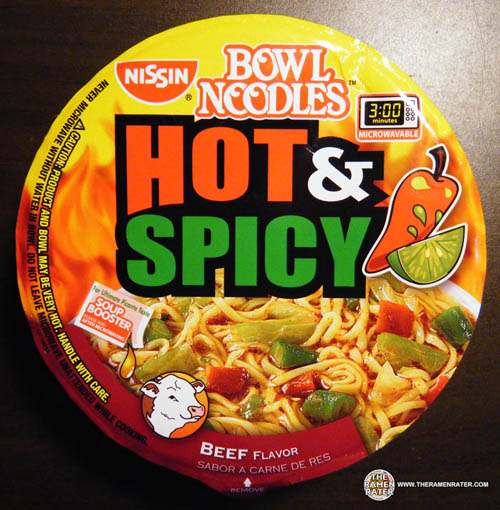 359 Nissin Bowl Noodles Hot And Spicy Beef Flavor The Ramen Rater 6154