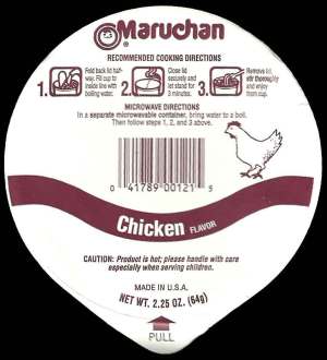 Maruchan Instant Lunch Chicken Flavor Ramen Noodles