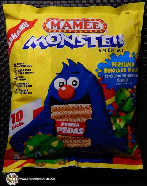  1736 Mamee Monster Snek Mi Perisa Pedas The Ramen Rater