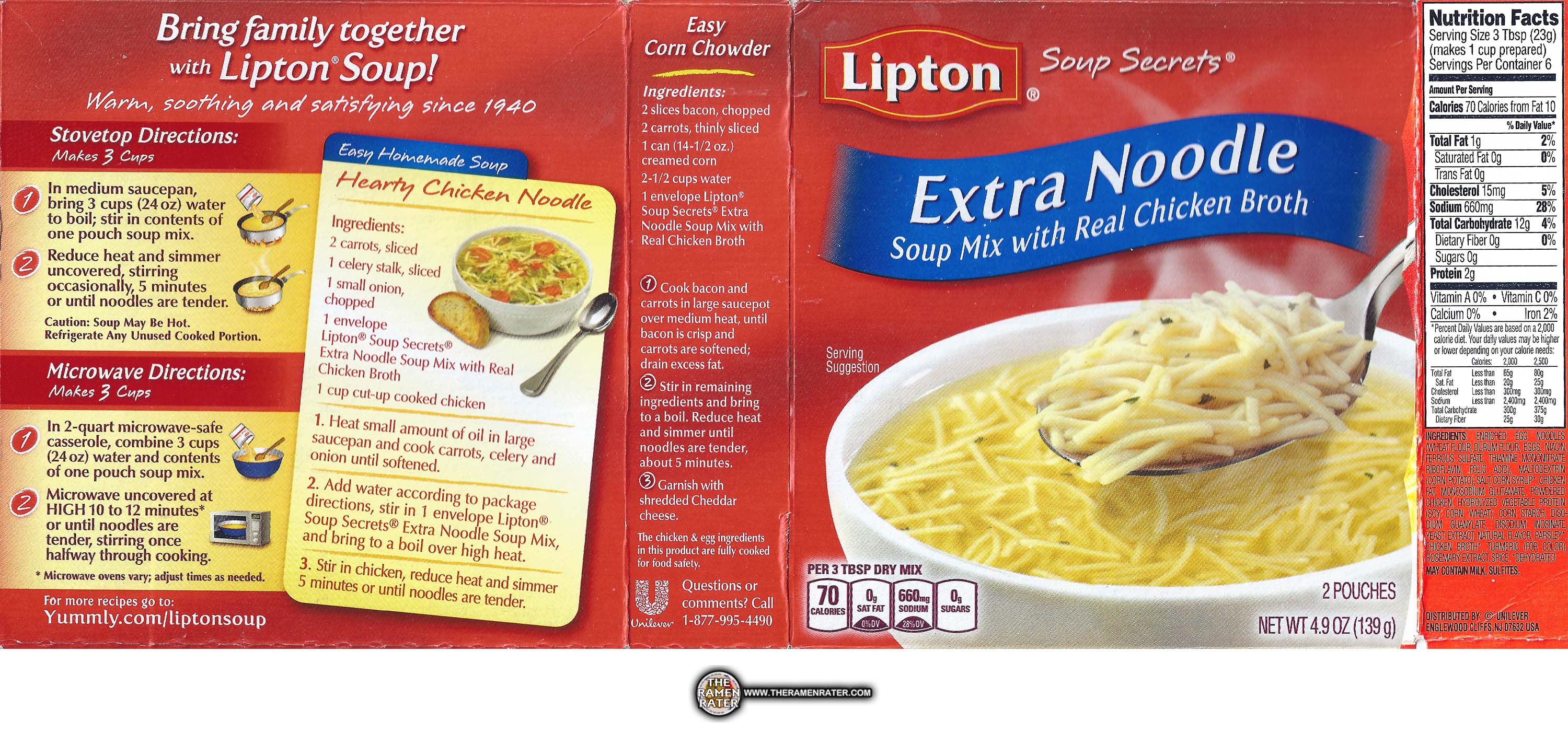 Lipton En Noodle Soup Mix Nutrition Facts Bios Pics