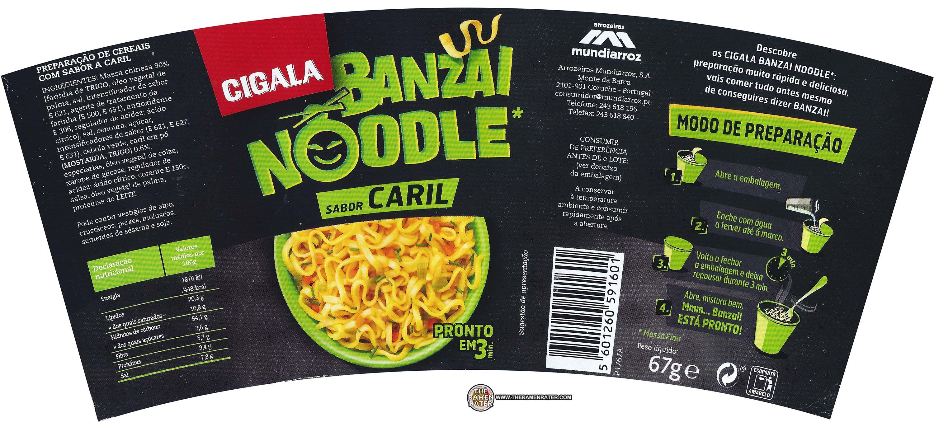 2718: Banzai Instant Noodles Tom Yam Kung Shrimp Flavour - THE RAMEN RATER