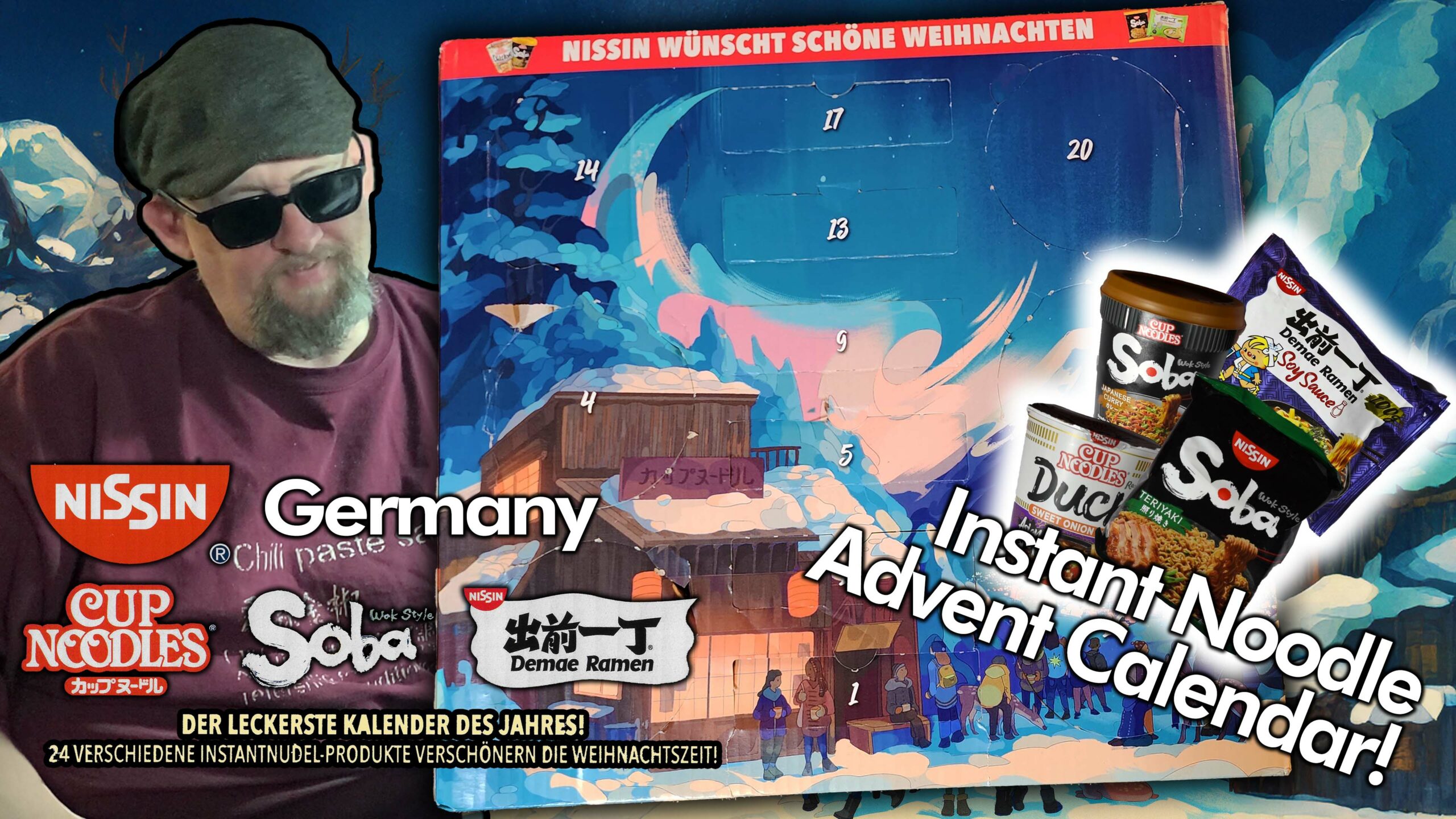 Nissin Germany Sends Instant Noodle Advent Calendar! THE RAMEN RATER